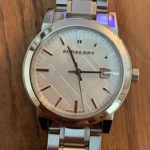 Burberry silver women’s watch